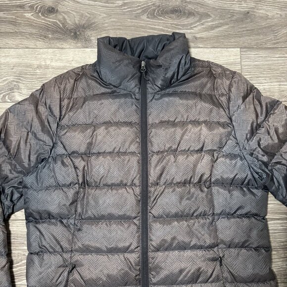 Eddie Bauer EB650 Down Jacket Womens M Brown Lightweight Puffer Hiking Travel - Picture 2 of 16